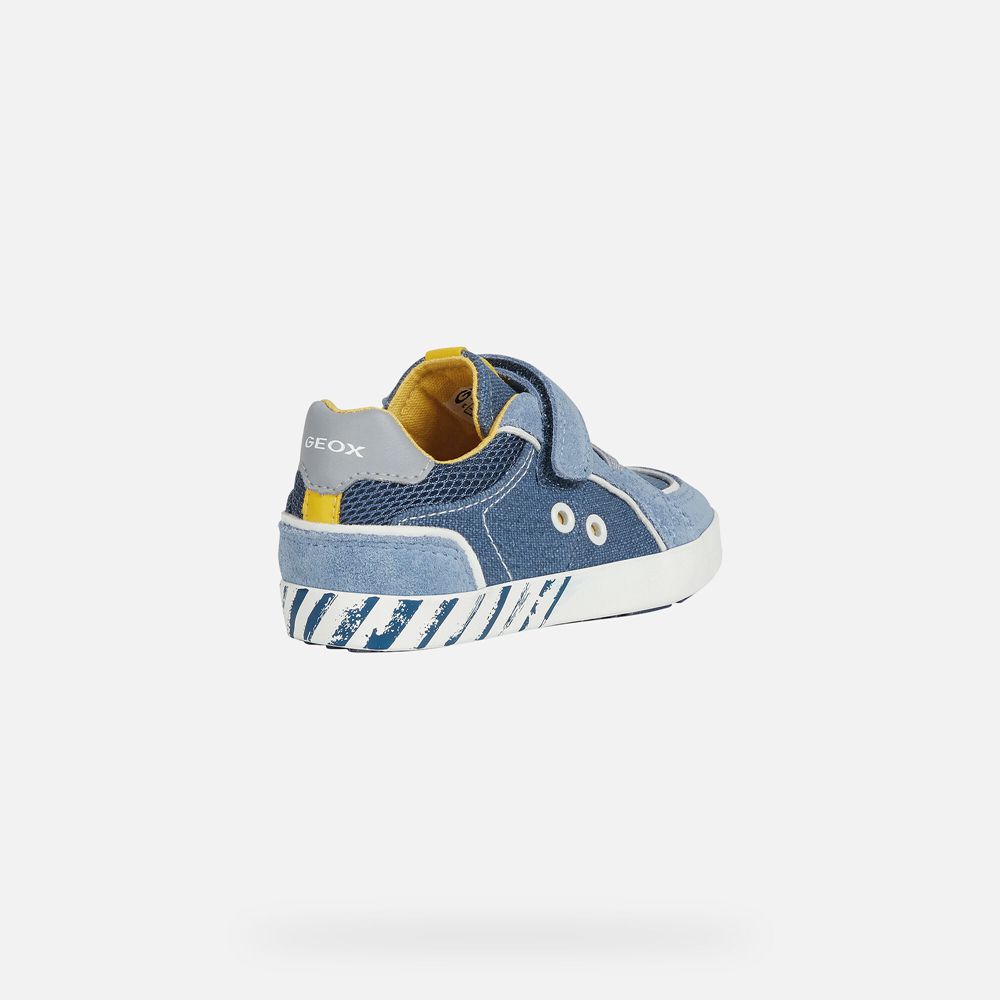 Basket Geox Kilwi Boy - Bleu - Bebe 186749-RQB